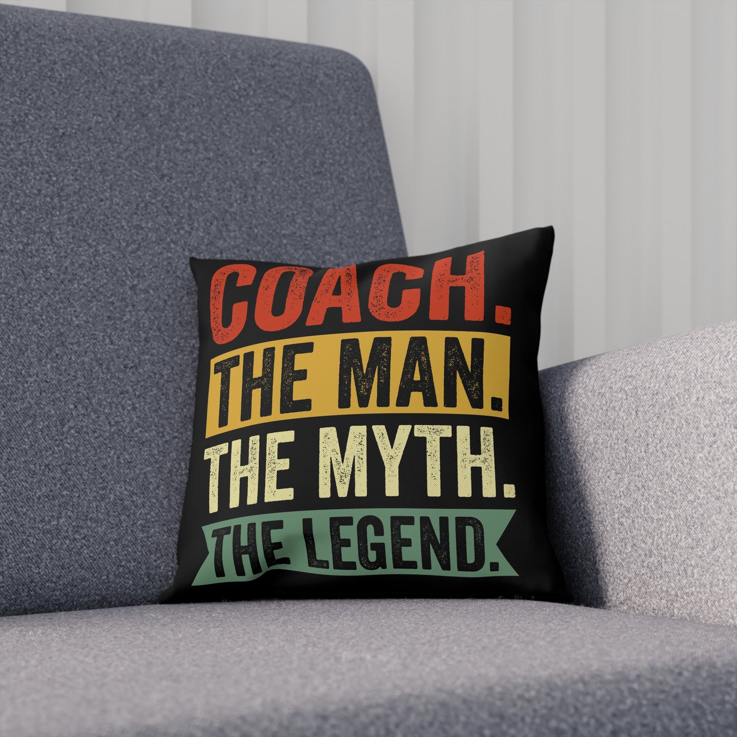 Coach Legend Personalized Cushion