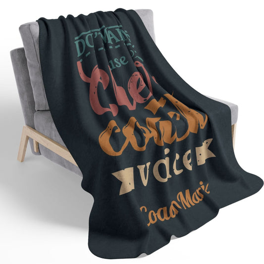Cheer Coach Personalized Fleece Sherpa Blanket