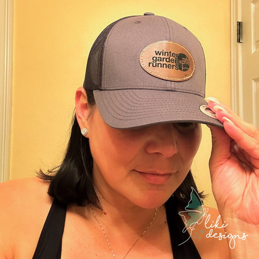 WGR Unisex Adjustable Charcoal/Black Trucker Hat