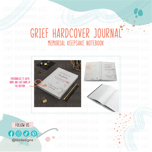 Grief Journal — Memorial Keepsake Notebook