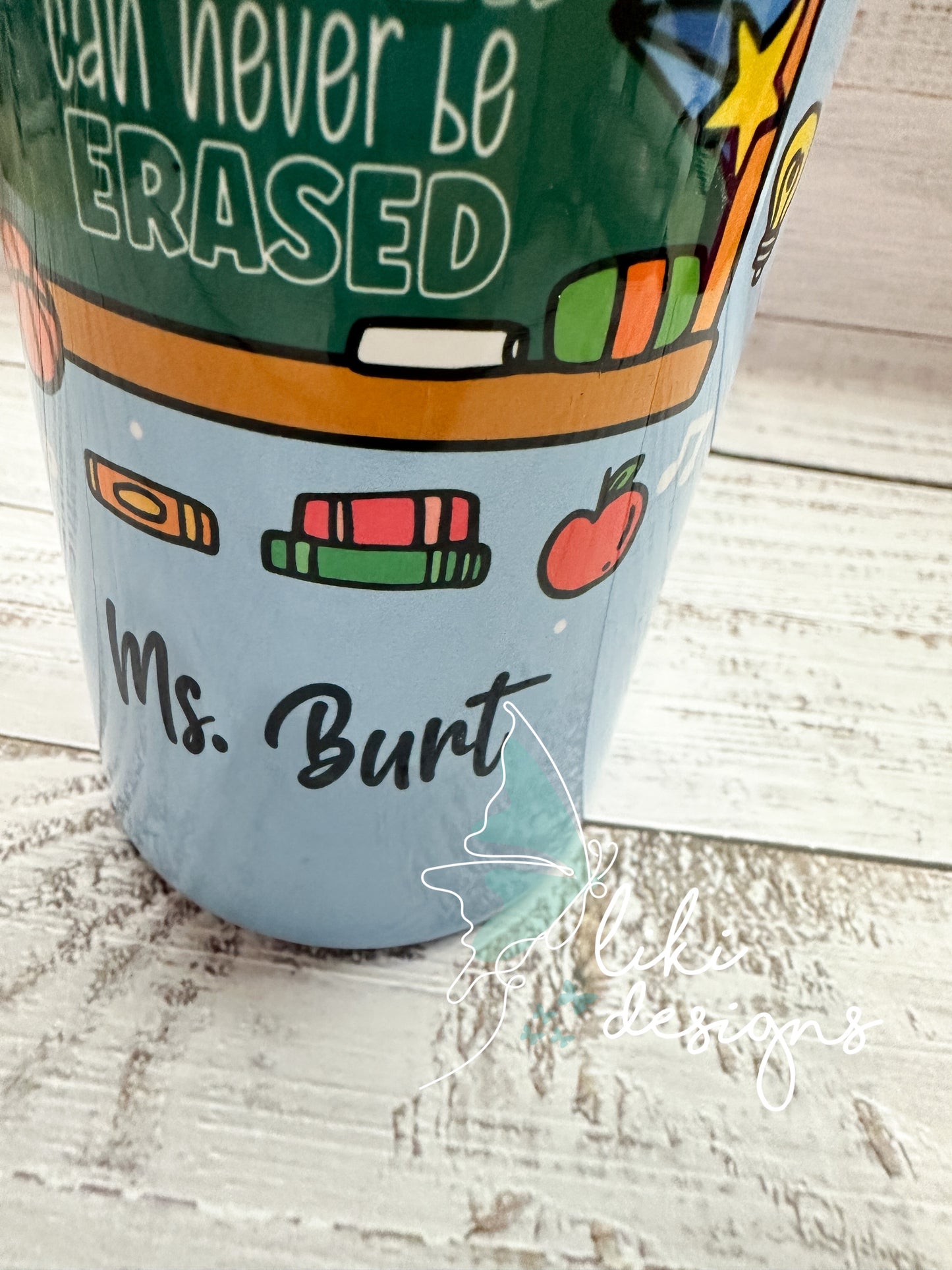 Teacher Appreciation Personalized Sublimated Tumbler