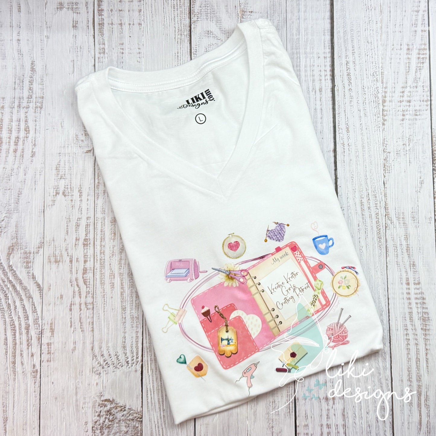 Custom Design Matching Shirts - White