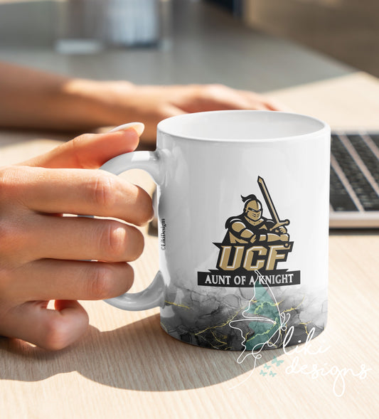 Personalized UCF Knight Coffee Mug