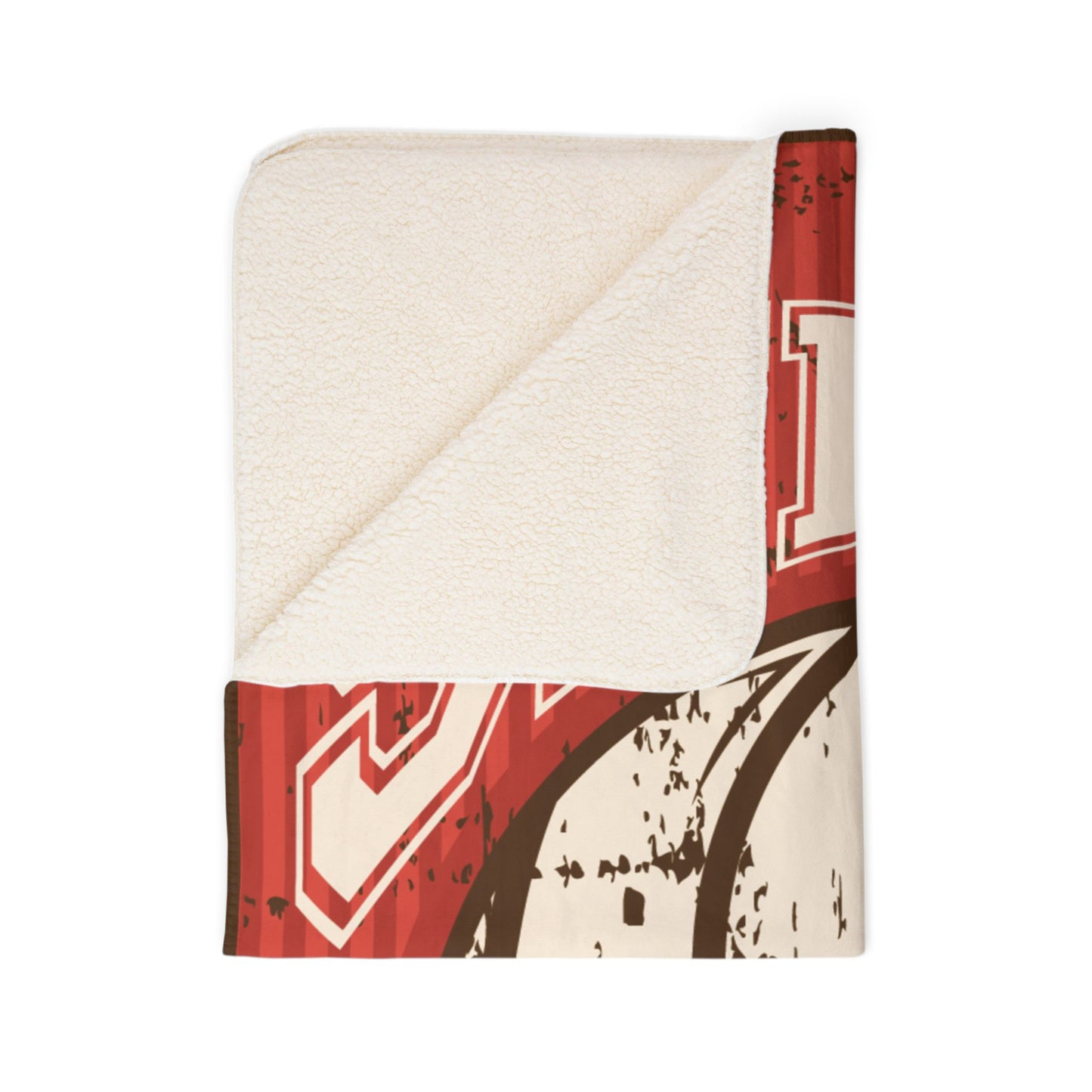 Senior Sports Fleece Sherpa Blanket