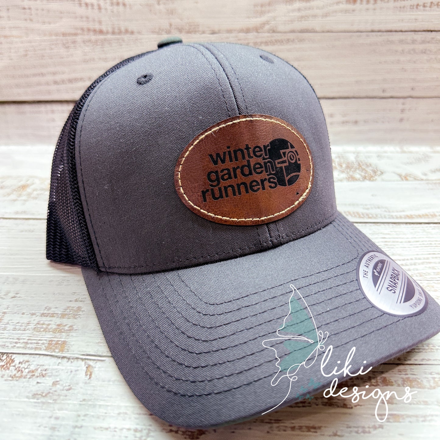 WGR Unisex Adjustable Charcoal/Black Trucker Hat
