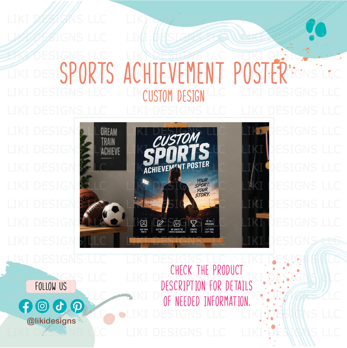 Custom Sports Achievement Poster