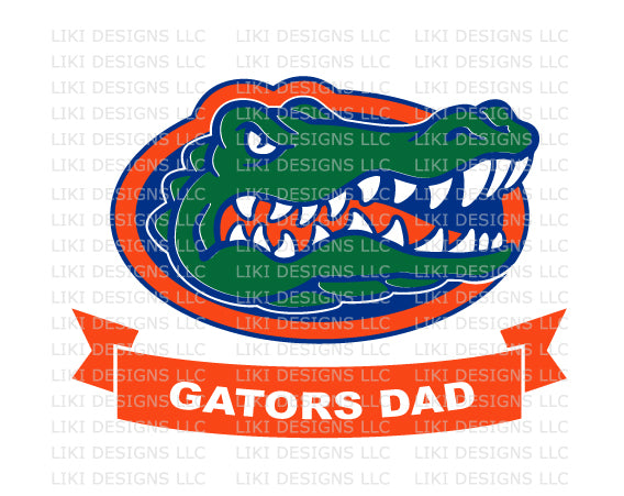 Personalized UF Gators Vinyl Decal