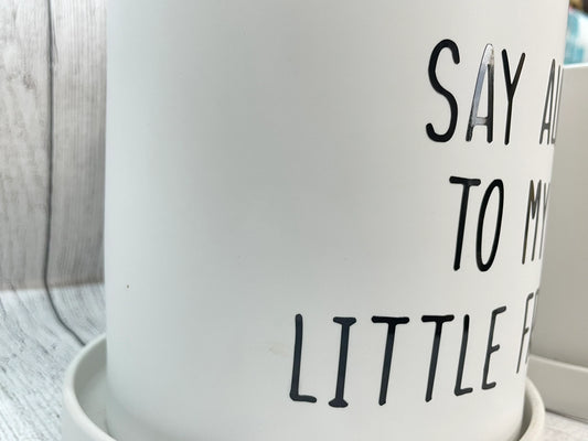 Say Aloe White Ceramic Pot Set