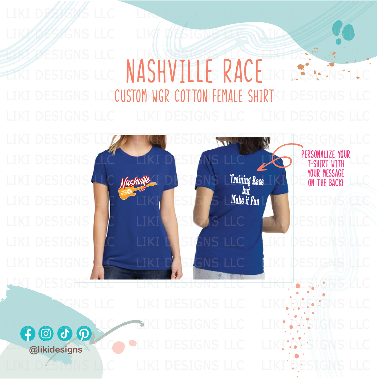 Nashville Marathon Custom Group Shirt