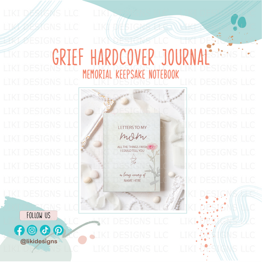 Grief Journal — Memorial Keepsake Notebook