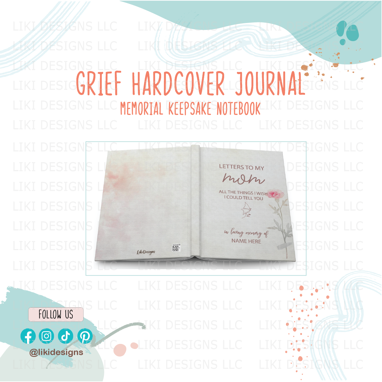 Grief Journal — Memorial Keepsake Notebook