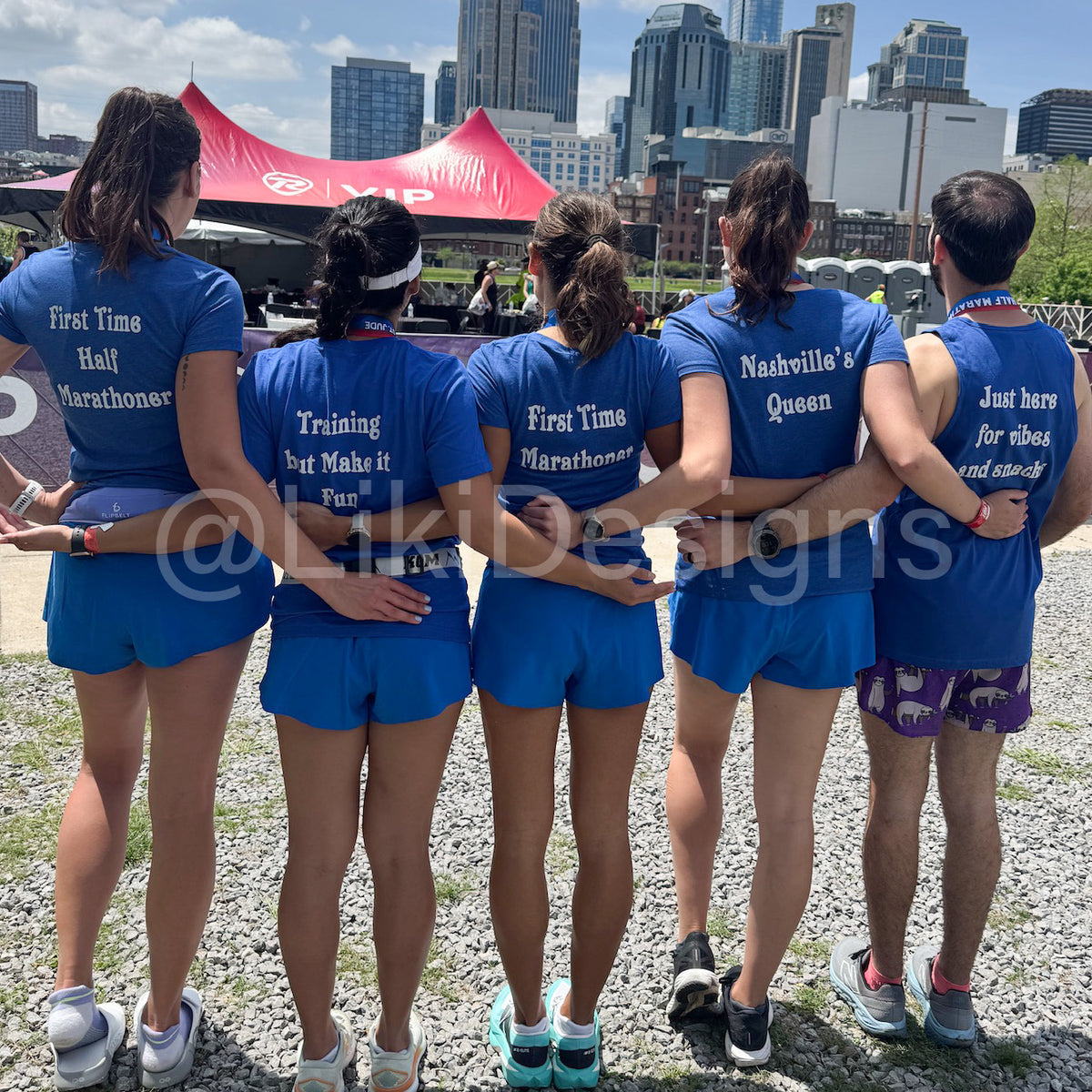Custom Design Matching Running Tops - Assorted Colors
