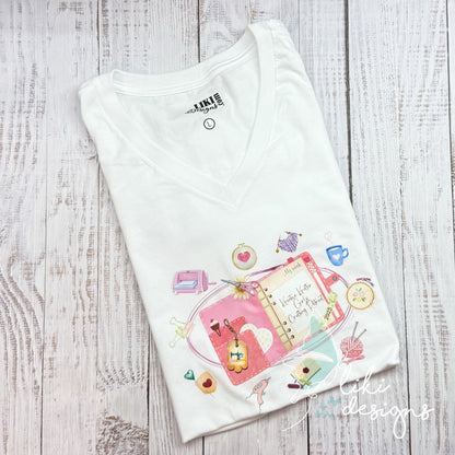 Custom Design Matching Shirts - White