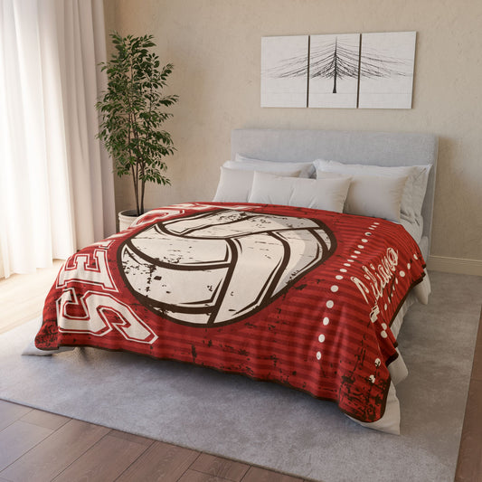 Senior Sports Fleece Sherpa Blanket