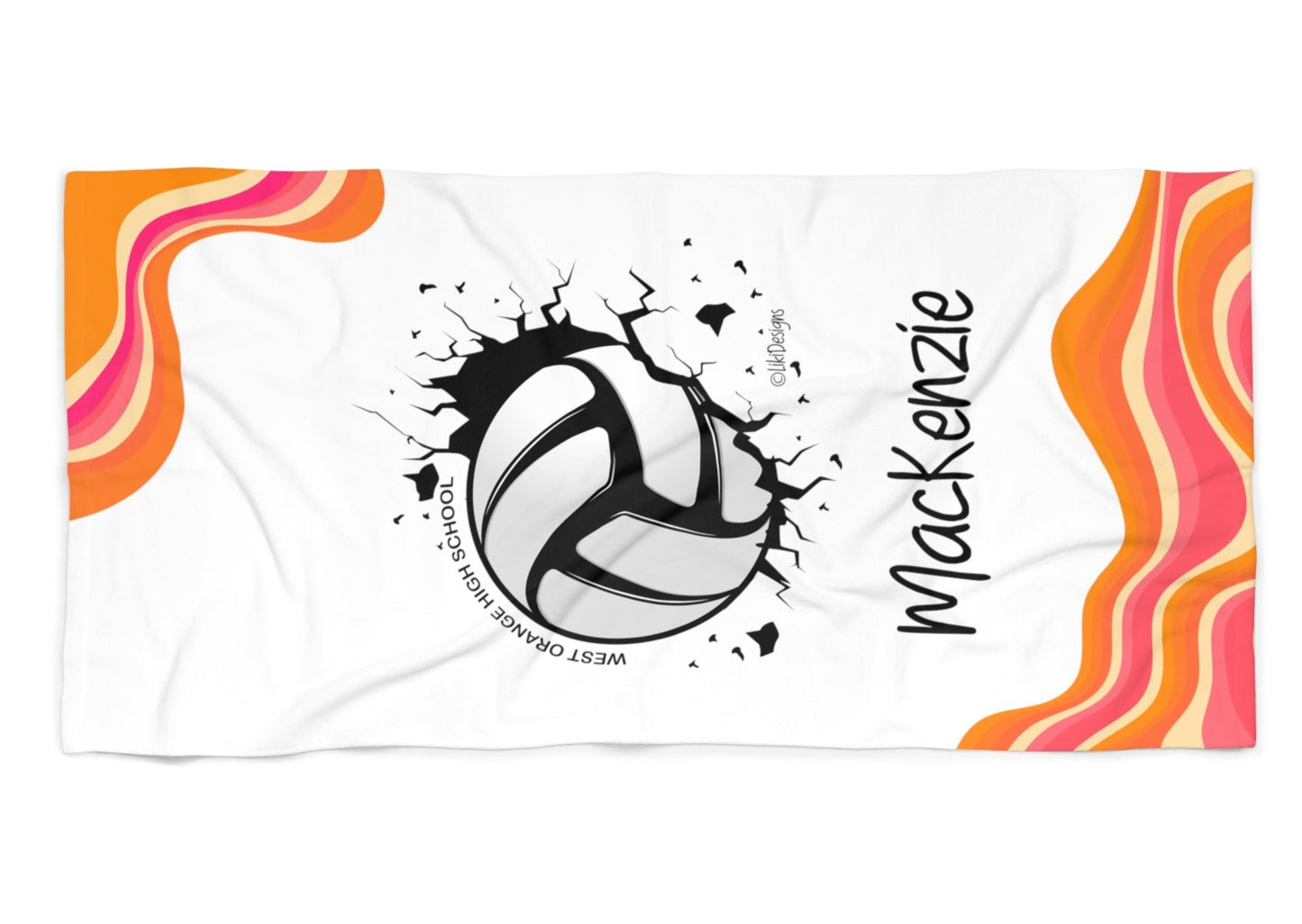 Sport Personalized Beach Towel