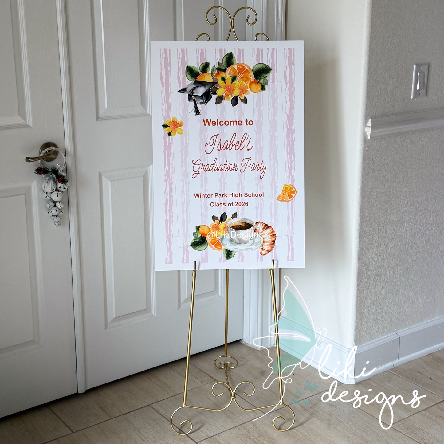 Freshly Graduated - Graduation Welcome Sign