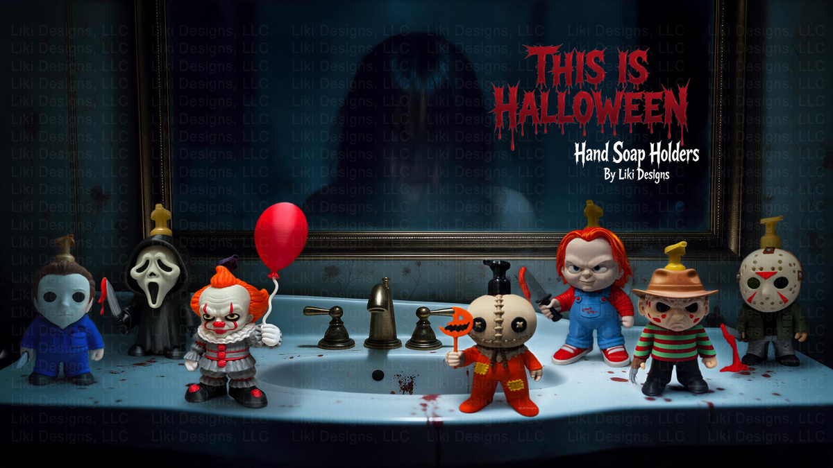 Halloween Horror 3D Printed Foaming Soap Holder