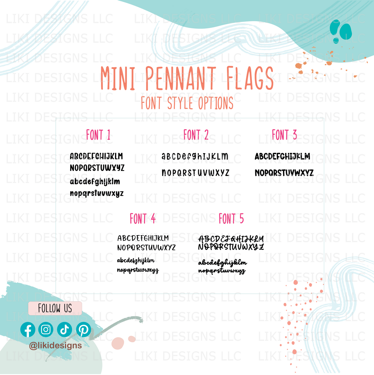 Personalized Mini Felt Pennant