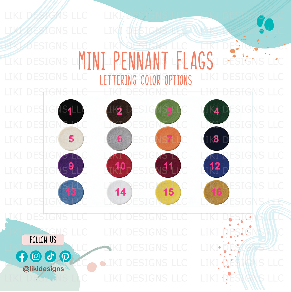 Personalized Mini Felt Pennant