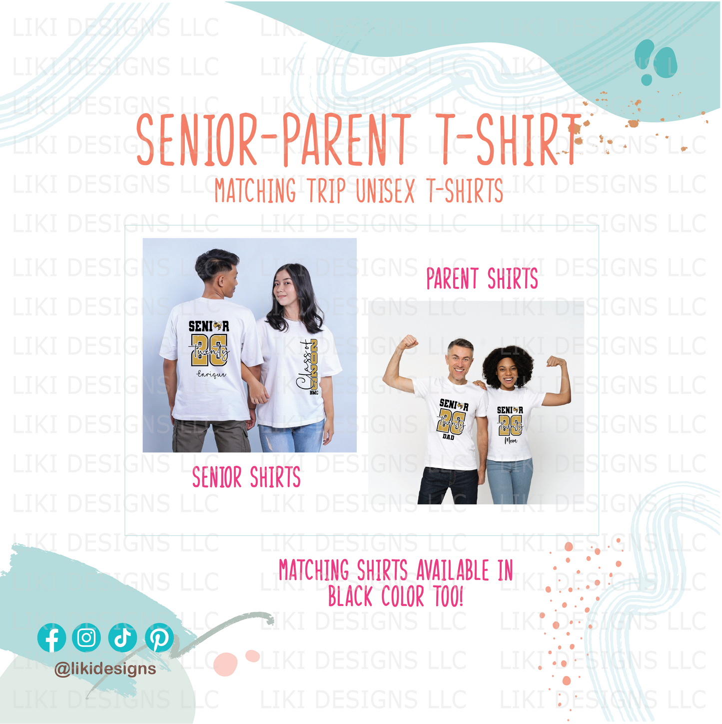 Personalized Senior-Parent Unisex Matching Trip Shirts