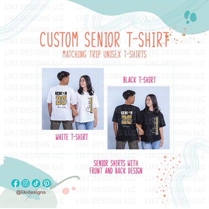 Personalized Senior-Parent Unisex Matching Trip Shirts