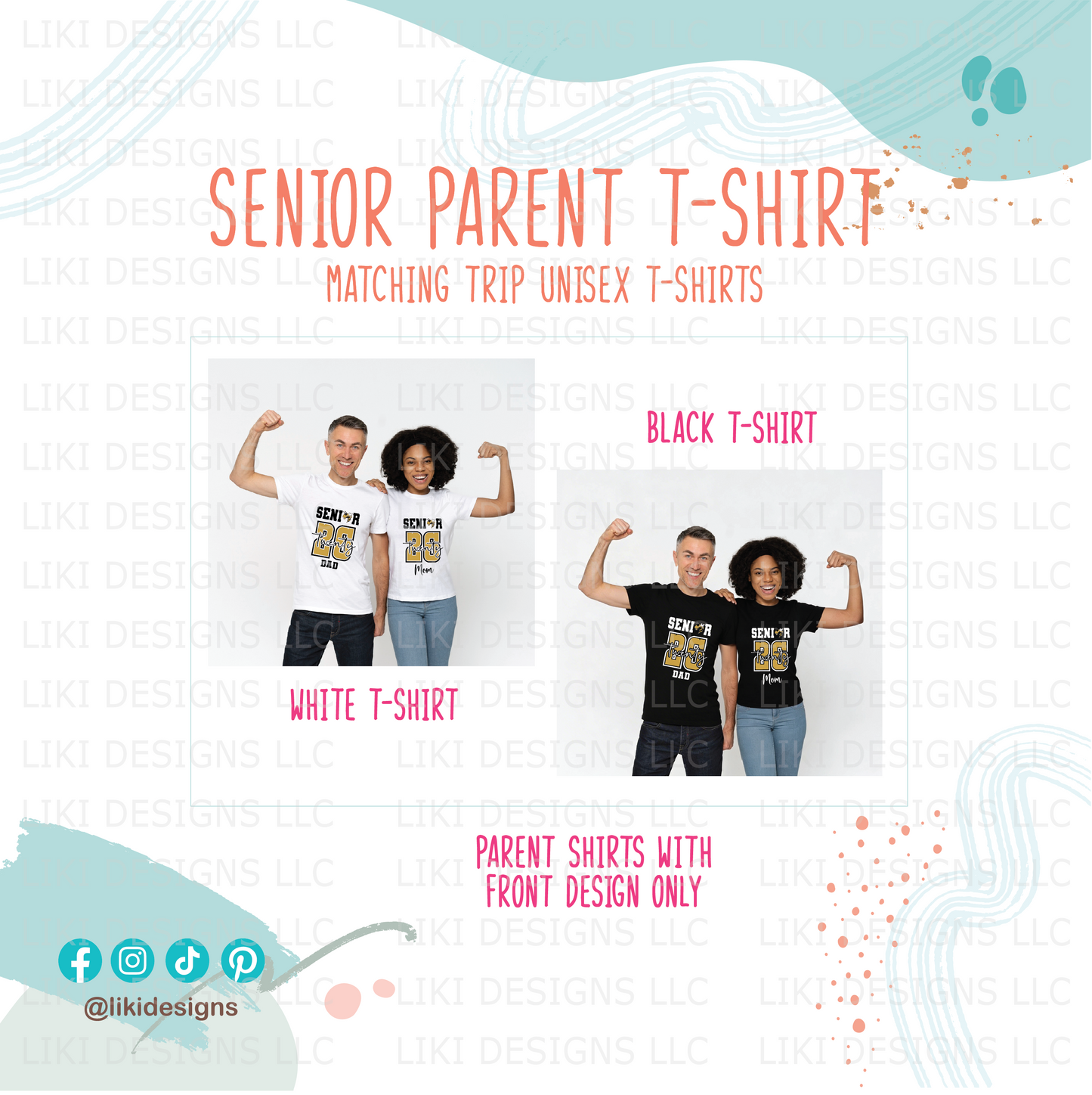 Personalized Senior-Parent Unisex Matching Trip Shirts