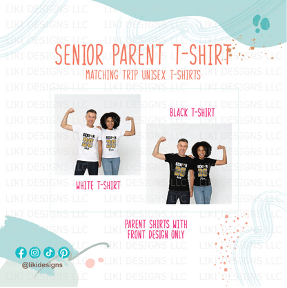 Personalized Senior-Parent Unisex Matching Trip Shirts