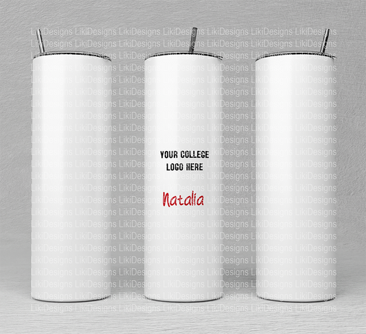 Custom College Logo 20oz Tumbler