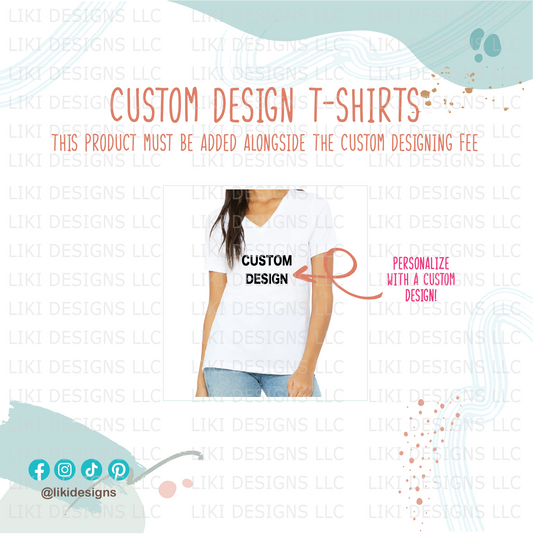 Custom Design Matching Shirts - White