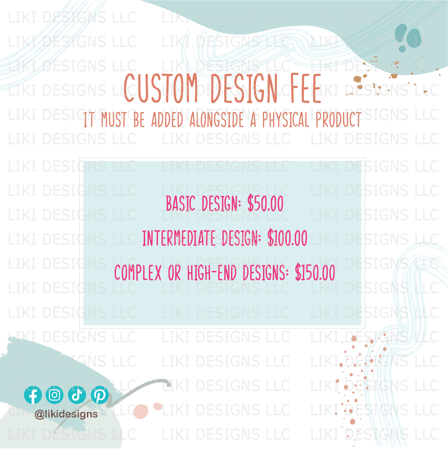 Custom Design Fee