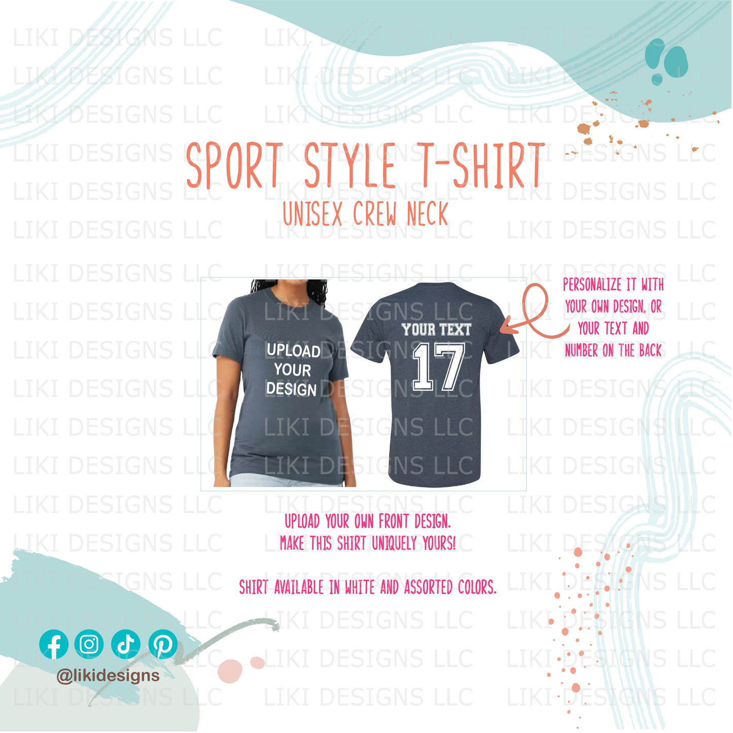 Custom Sport Design Unisex T-shirt