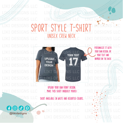 Custom Sport Design Unisex T-shirt