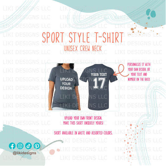 Custom Sport Design Unisex T-shirt