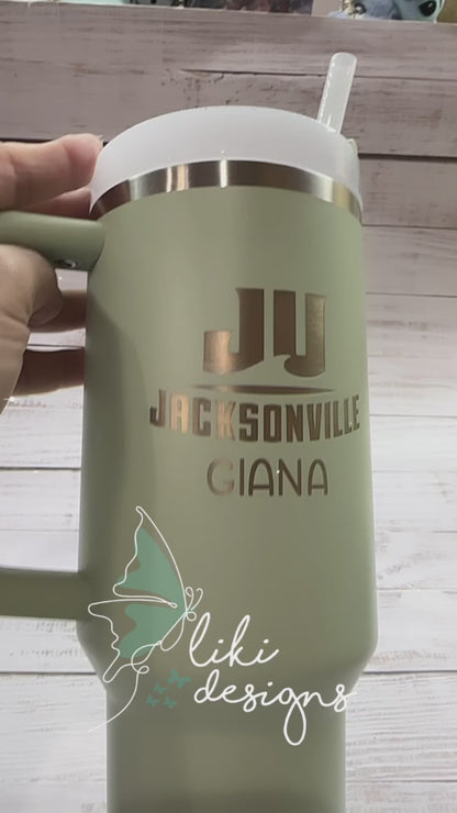 Engraved College Logo 40oz Stanley Cup