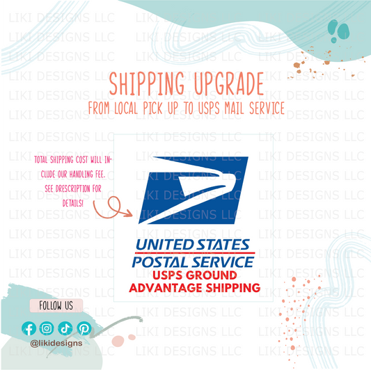 Shipping Upgrade - Local Pick Up to Ground Advantage