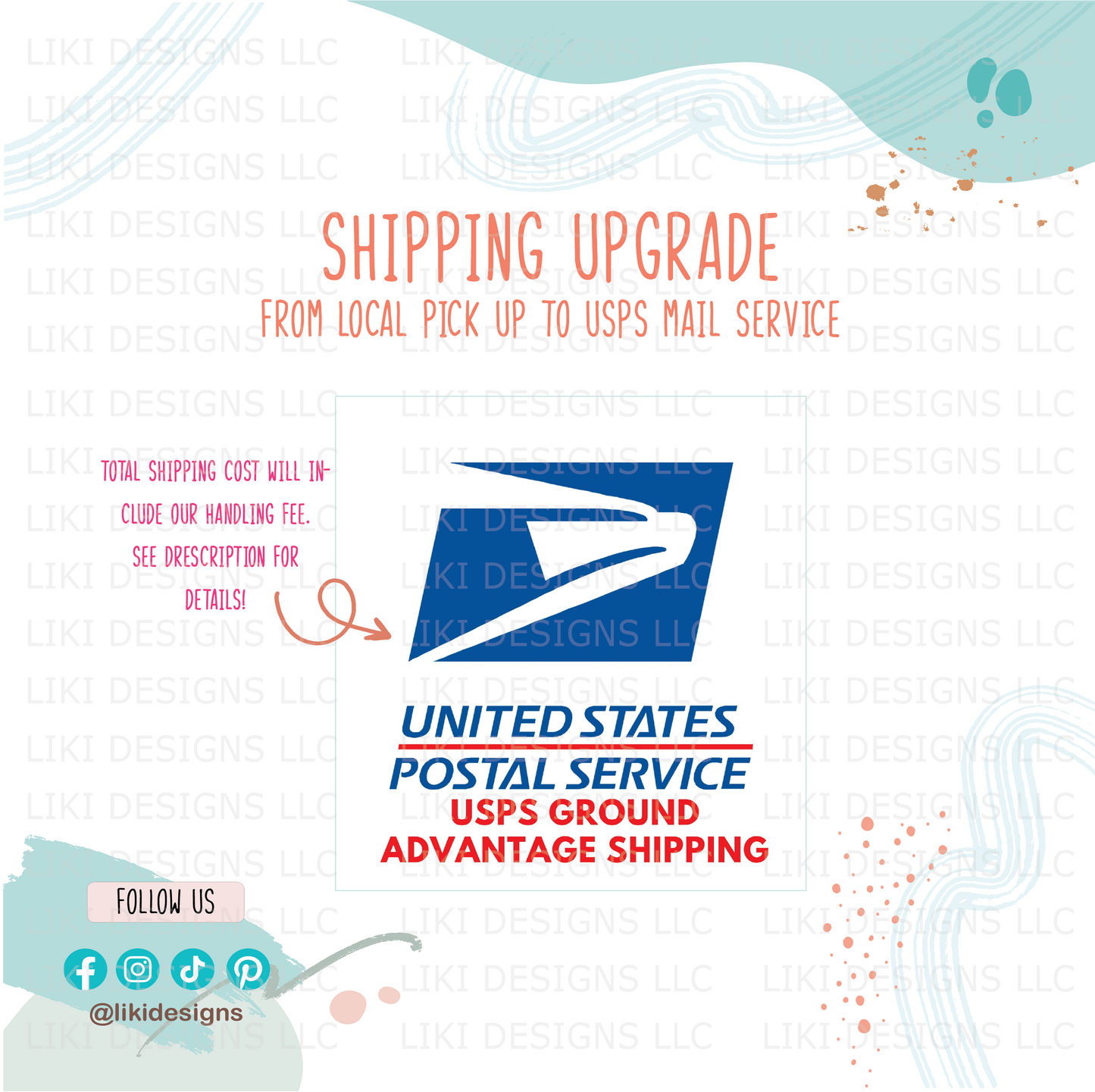 Shipping Upgrade - Local Pick Up to Ground Advantage