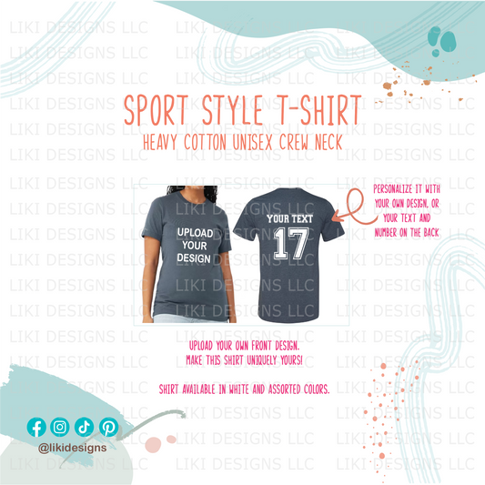 Custom Sport Design Unisex T-shirt