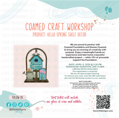 Spring Workshop - Shelf Decor